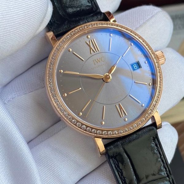 V7厂万国一比一复刻高仿手表柏涛菲诺女装IW458108腕表