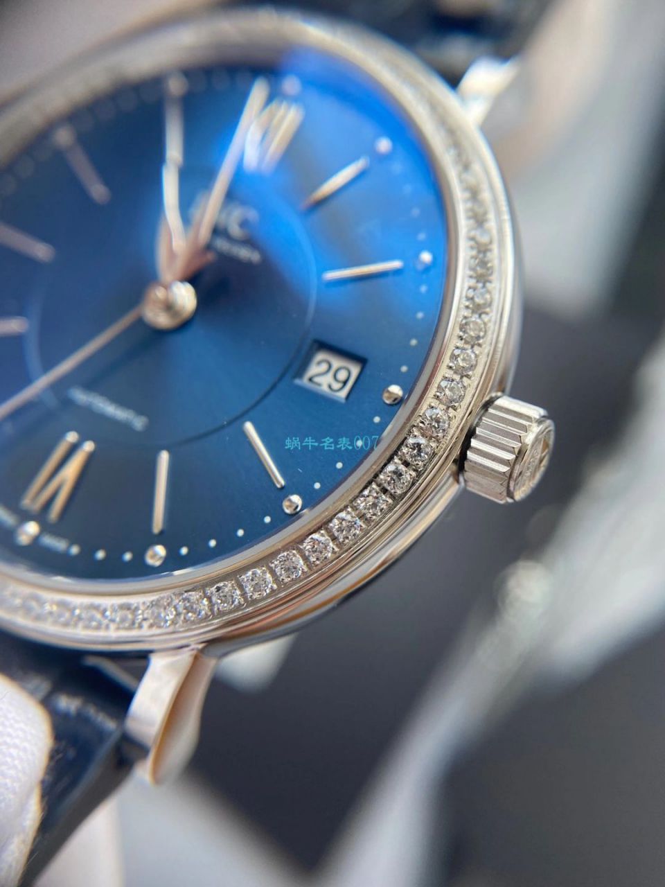【视频评测万国哪家复刻表做的最好】V7厂IWC高仿万国柏涛菲诺女装IW458111腕表 / WG599