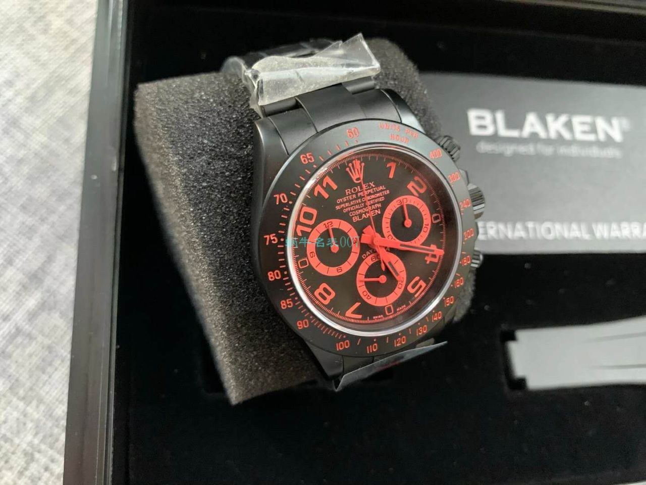 【IPK厂劳力士迪通拿】Blaken改装磨砂碳化黑腕表以N厂超级4130迪通拿为基础 / R686