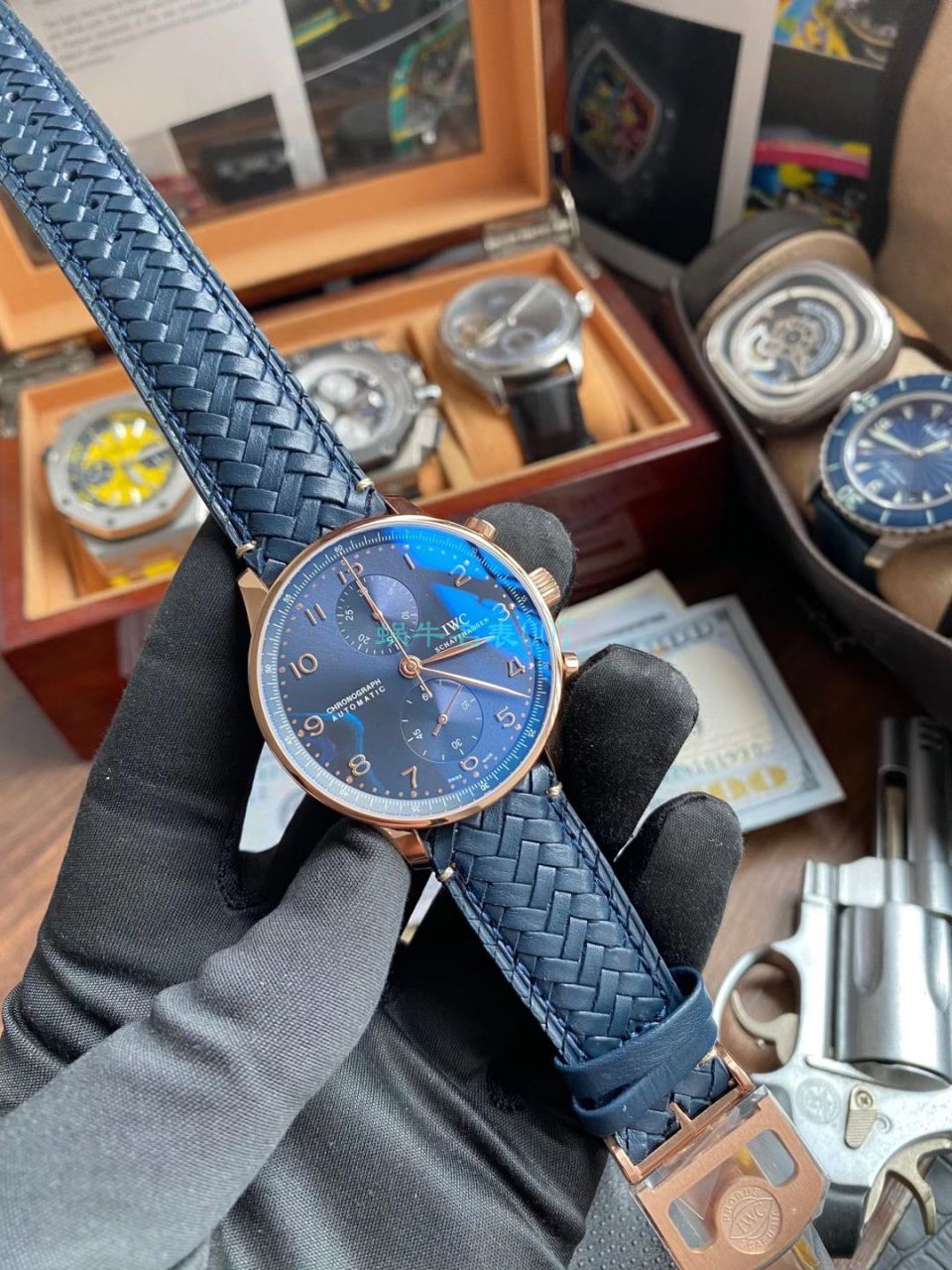 【视频评测】YL厂万国背透葡计一比一顶级高仿复刻手表IW371614腕表 / WG603