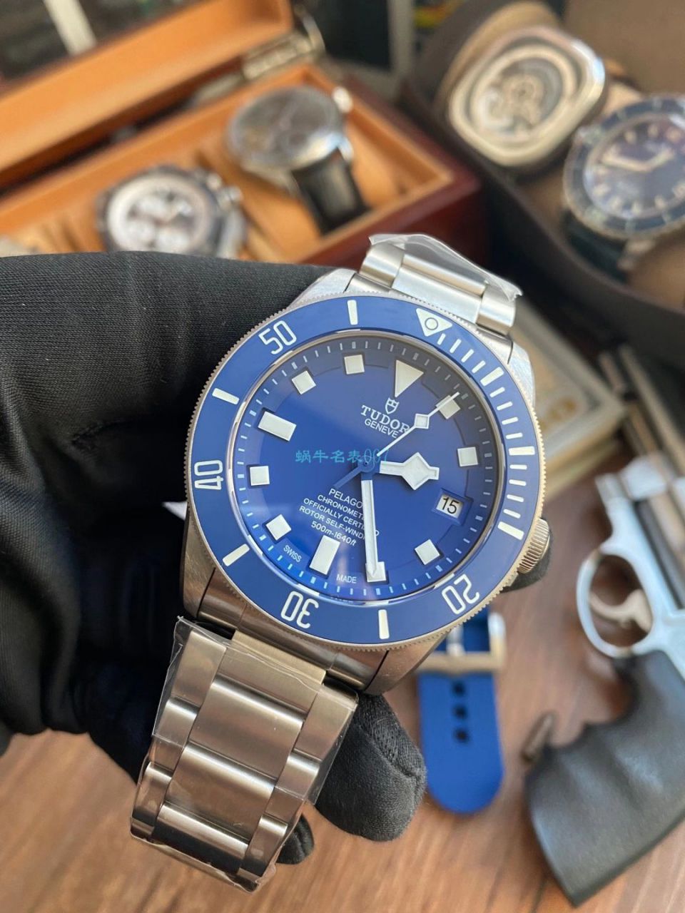 XF厂帝舵蓝面战斧一比一超A高仿手表PELAGOS系列25600TB腕表 / DT076