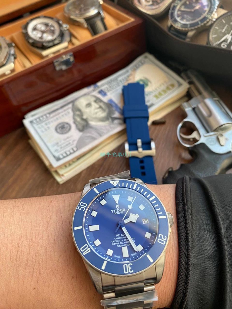XF厂帝舵蓝面战斧一比一超A高仿手表PELAGOS系列25600TB腕表 / DT076