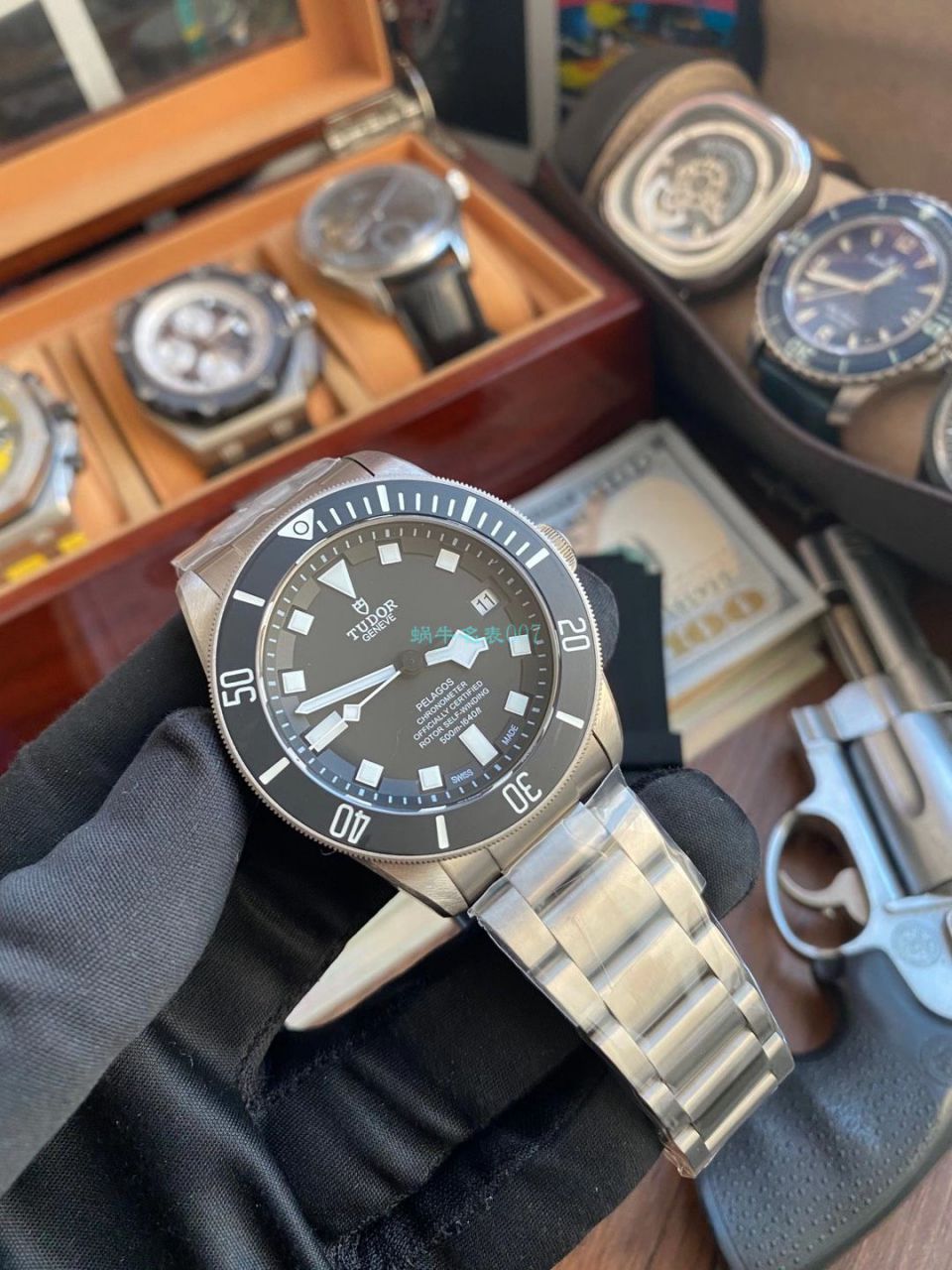 XF厂帝舵蓝面战斧一比一超A高仿手表PELAGOS系列25600TB腕表 / DT076