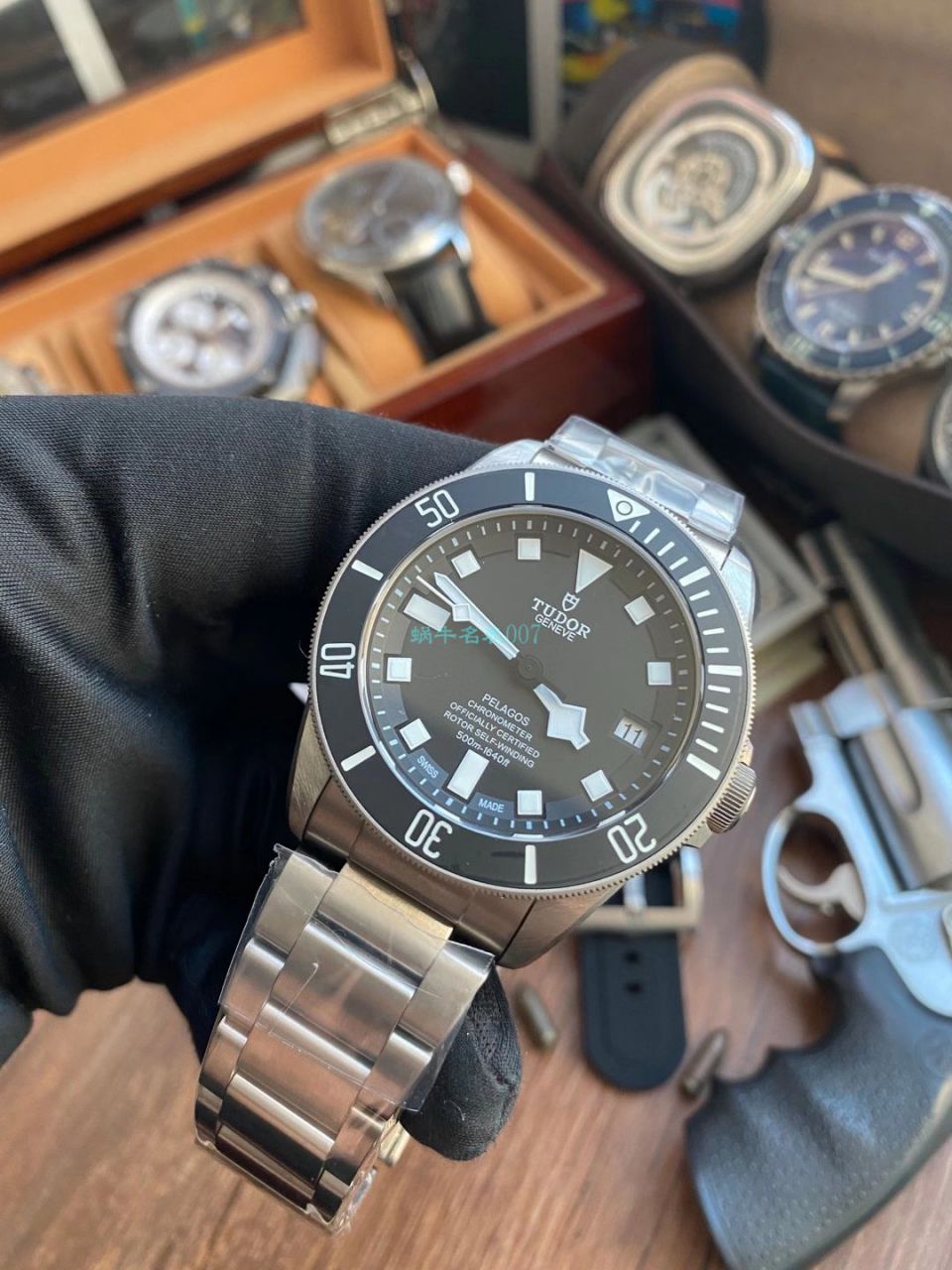 XF厂帝舵蓝面战斧一比一超A高仿手表PELAGOS系列25600TB腕表 / DT076