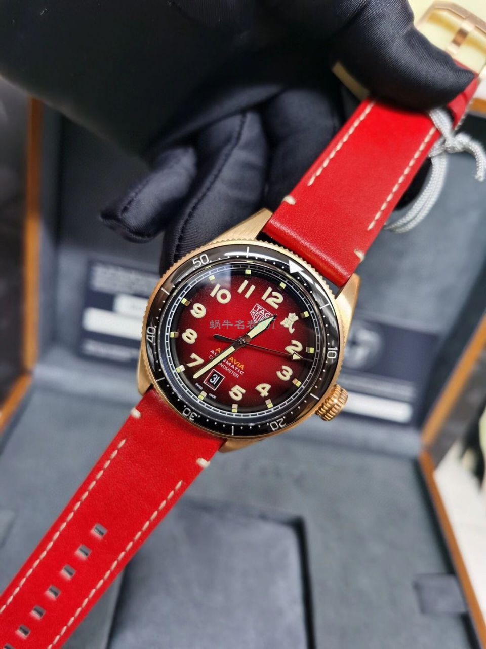 渠道原单泰格豪雅鼠年特别版TAG HEUER AUTAVIA系列WBE5193.FC8300腕表 