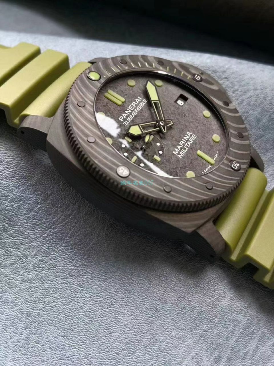 【VS厂新品军绿面英雄情结复刻手表】沛纳海高仿SUBMERSIBLE 潜行系列PAM00961腕表 / VSPAM961