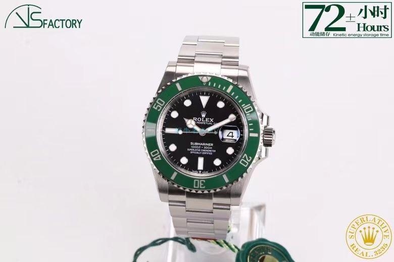 VS厂劳力士m126610lv-0002高仿复刻专柜新款绿水鬼手表m126610ln-0001黑水鬼 / R692