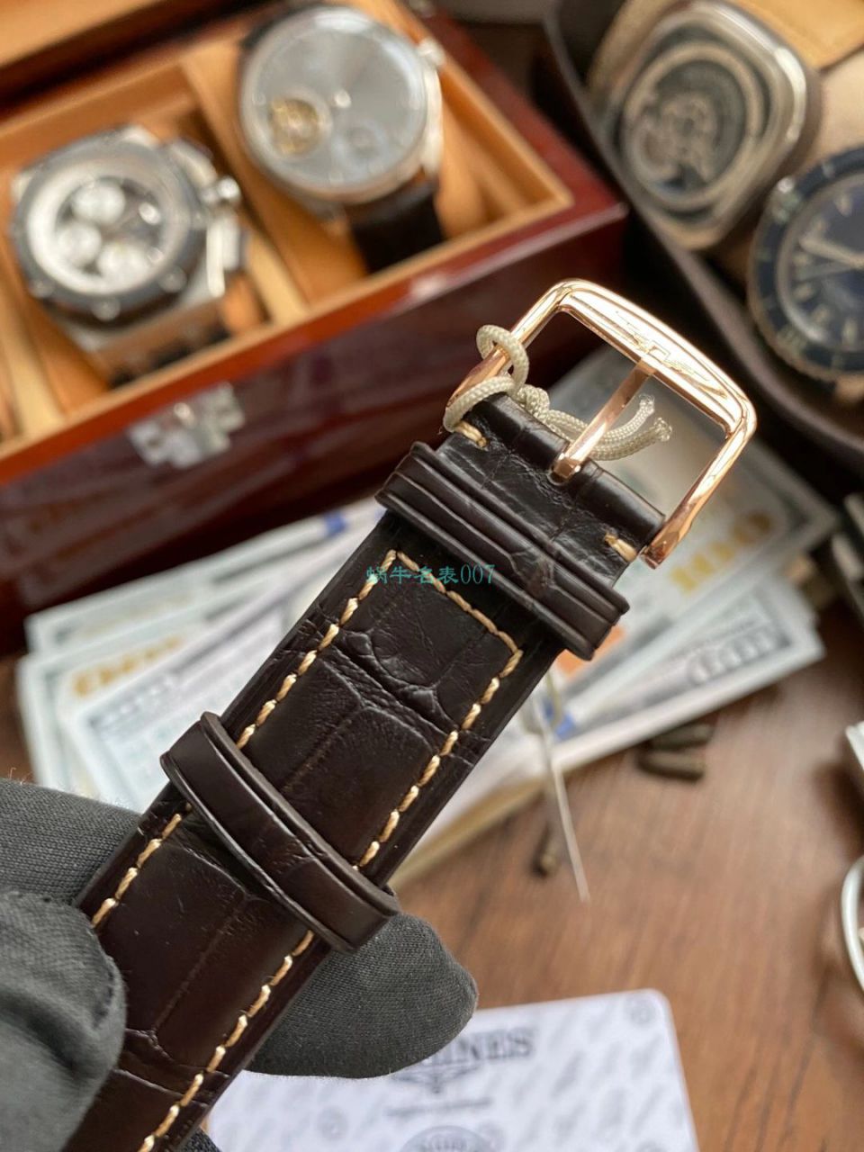 【WF一比一超A高仿手表】浪琴表军旗系列60周年限量款L4.817.6.76.2腕表 / L103