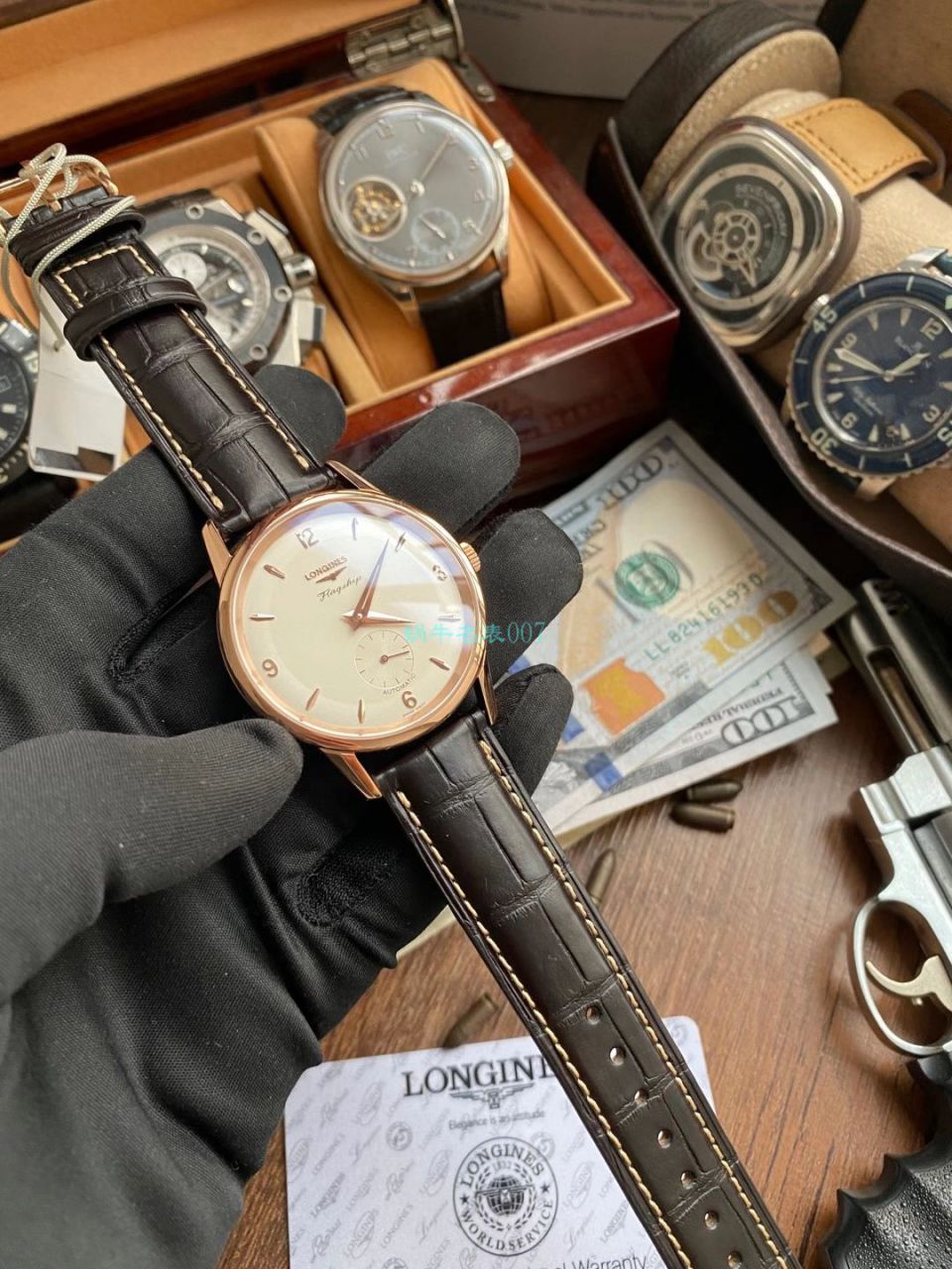 【独家视频解析】WF厂浪琴军旗60周年限定版一比一复刻高仿手表L4.817.6.76.2腕表 / L173