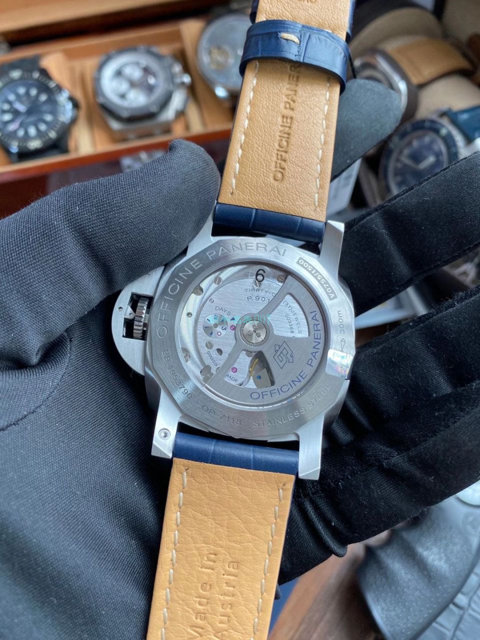 VS厂沛纳海1比1顶级复刻高仿手表GMT两地时PAM01033腕表 / VSPAM01033