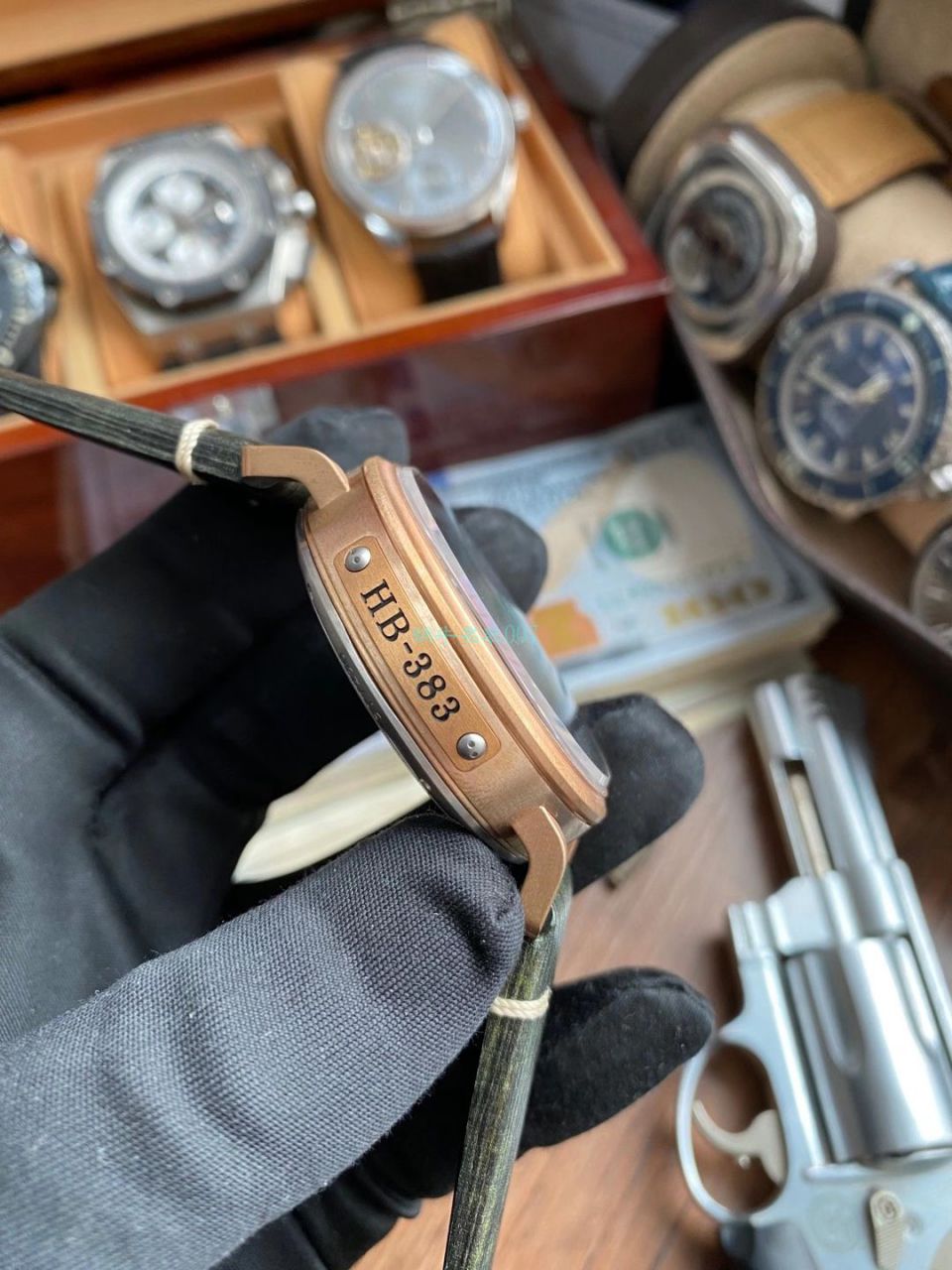 XF厂真力时卡其绿青铜大飞一比一高仿手表29.2430.679/63.I001腕表 