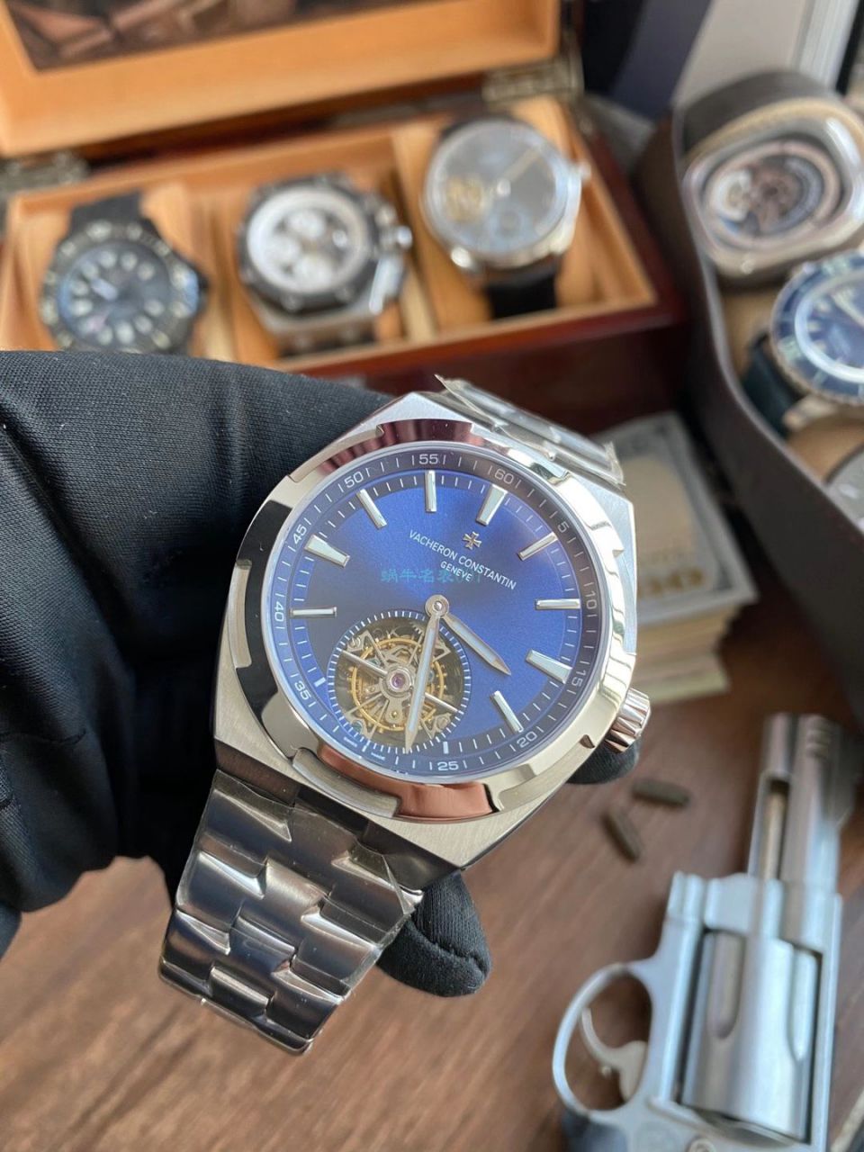 EUR厂江诗丹顿纵横四海陀飞轮高仿手表6000V/110A-B544腕表 / JS236