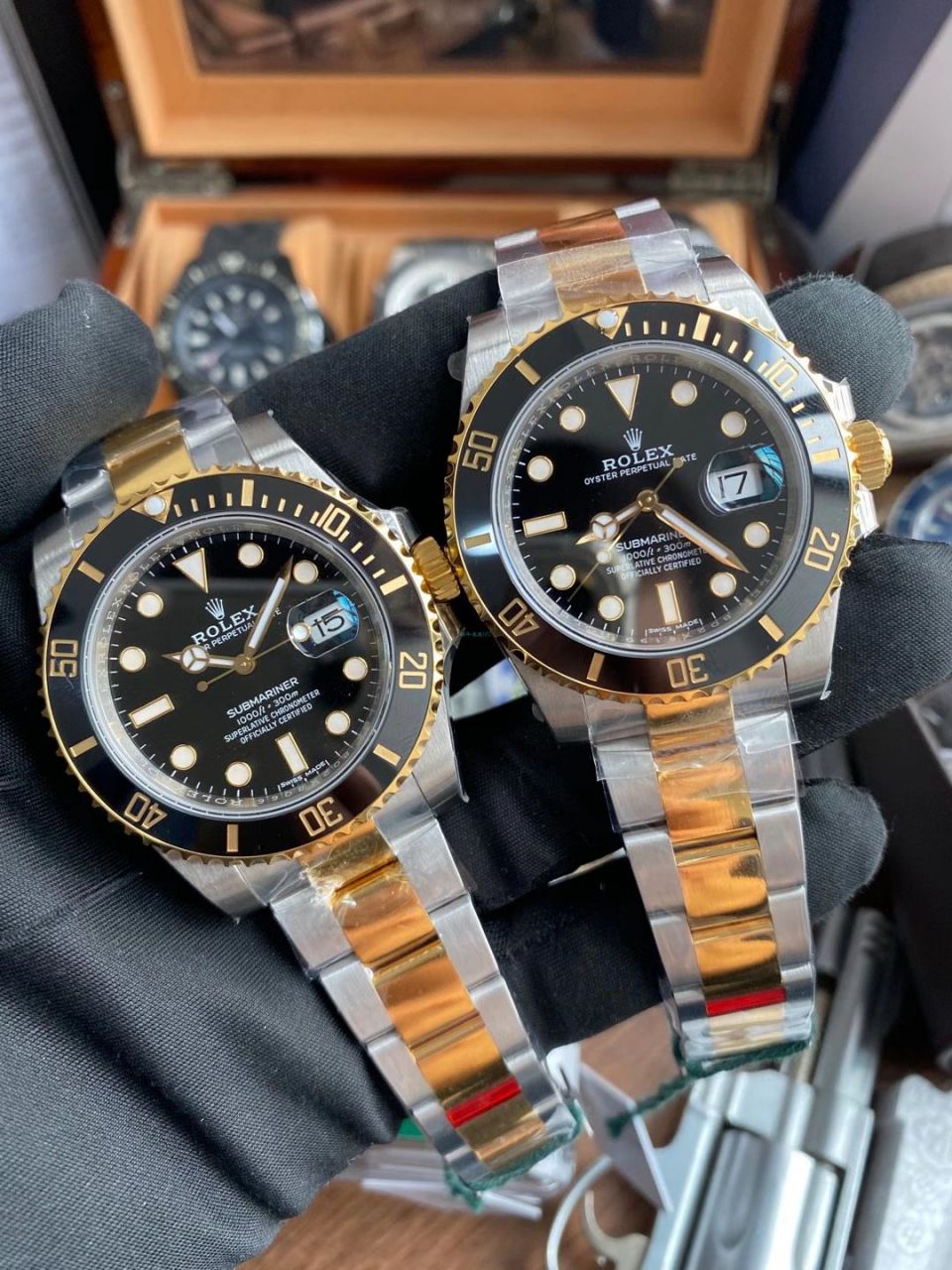 VS厂劳力士复刻高仿间金黑水鬼116613-LN-97203腕表（可选包金或者镀金） / R701