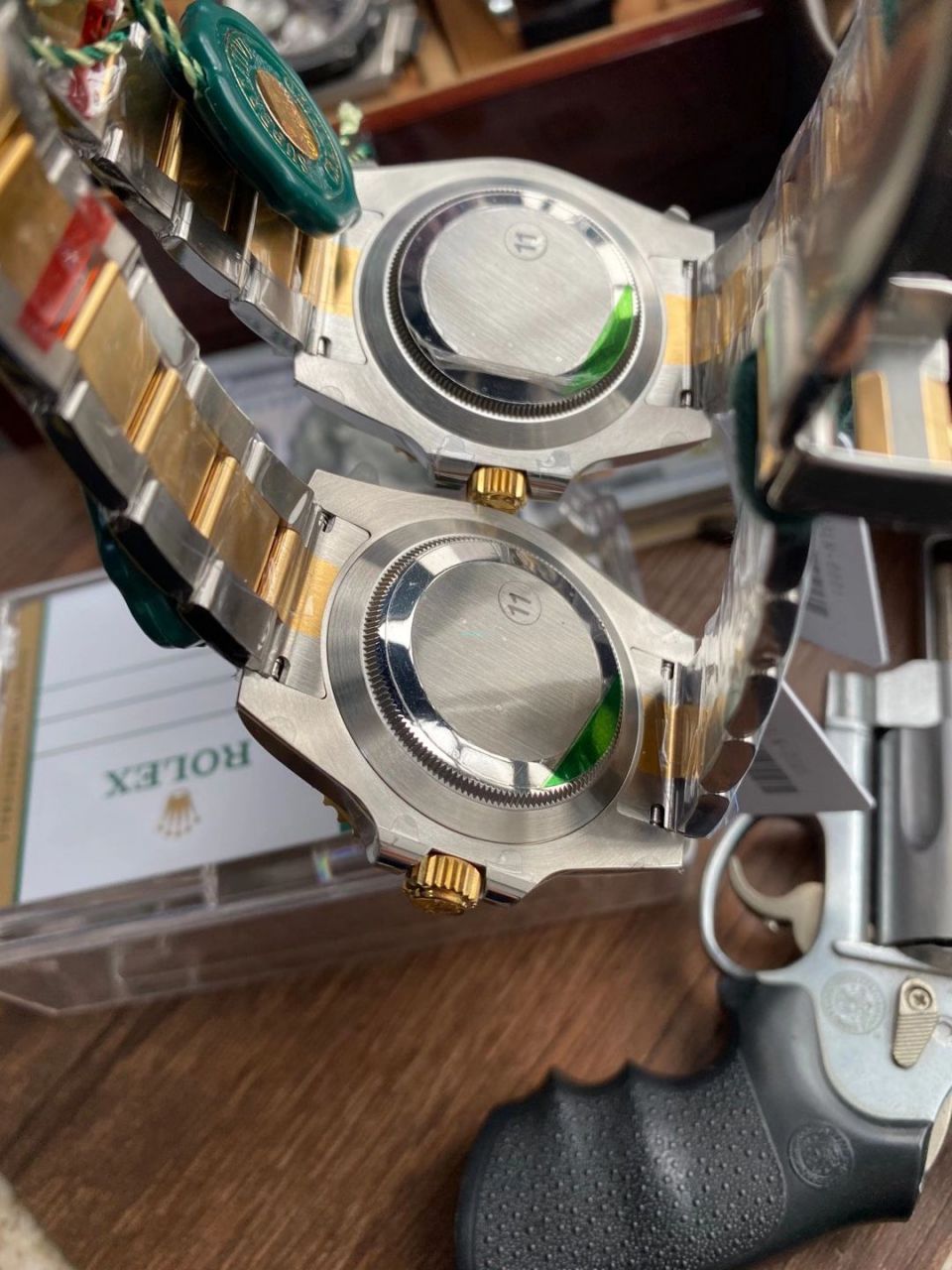 VS厂劳力士复刻高仿间金黑水鬼116613-LN-97203腕表（可选包金或者镀金） / R701