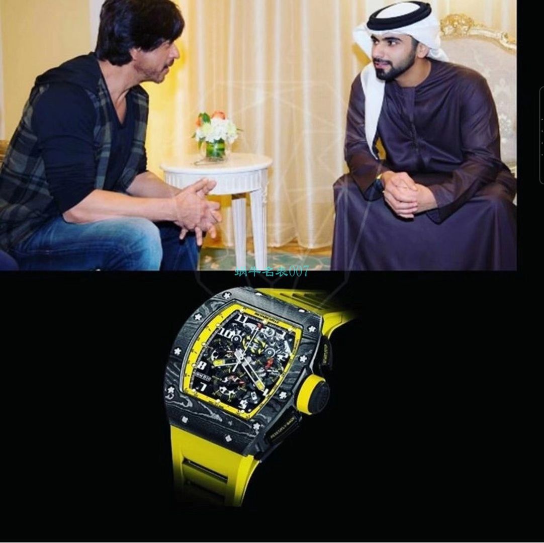 KV厂理查德米勒RM011 Yellow Storm黄面风暴一比一复刻高仿手表 / KVRM011Yellow Storm