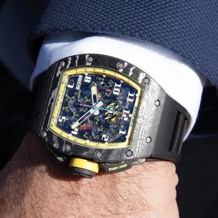 KV厂理查德米勒RM011 Yellow Storm黄面风暴一比一复刻高仿手表 / KVRM011Yellow Storm