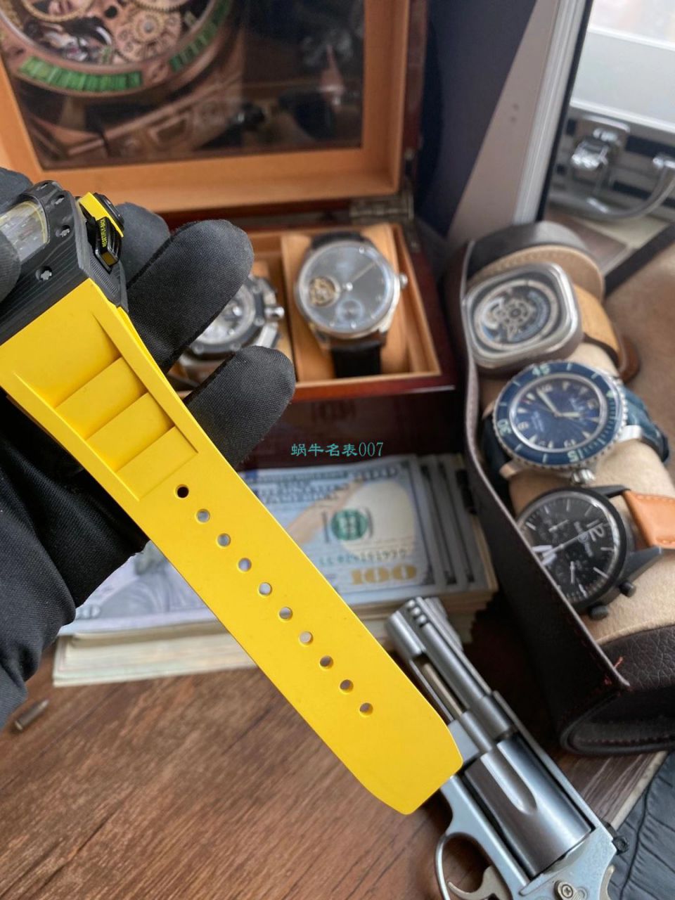 KV厂理查德米勒RM011 Yellow Storm黄面风暴一比一顶级精仿手表 / KVRM011YellowStormB