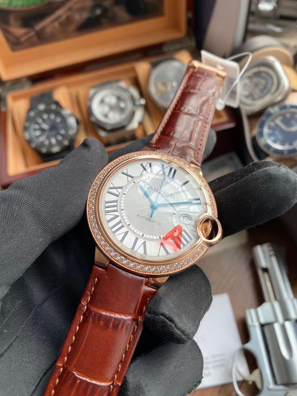 V6厂卡地亚蓝气球男装42毫米WJBB0035超A高仿手表 / K327