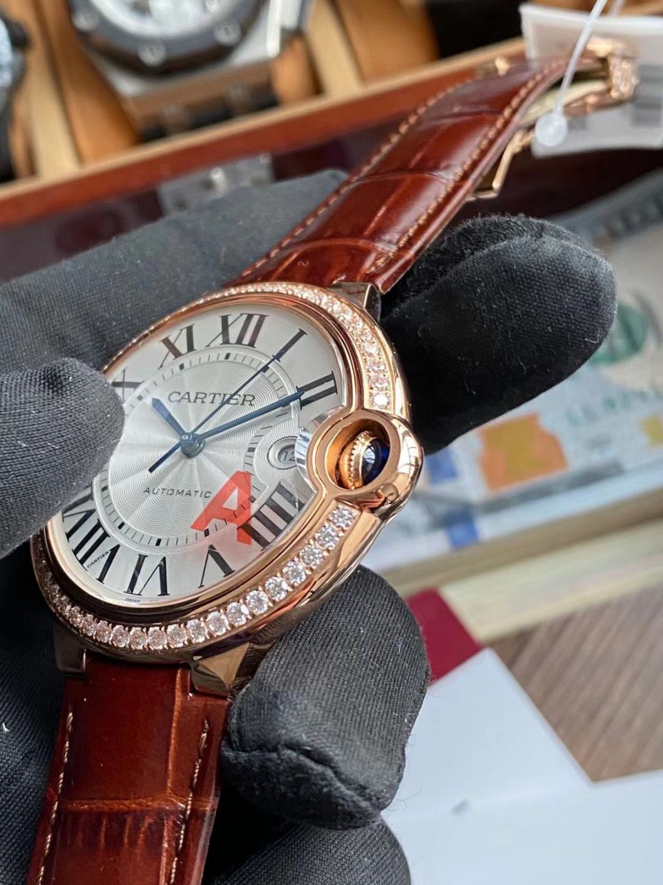 V6厂卡地亚蓝气球男装42毫米WJBB0035超A高仿手表 / K327