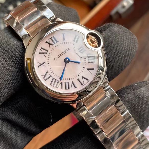 V6厂卡地亚蓝气球28毫米女装复刻高仿W6920034腕表