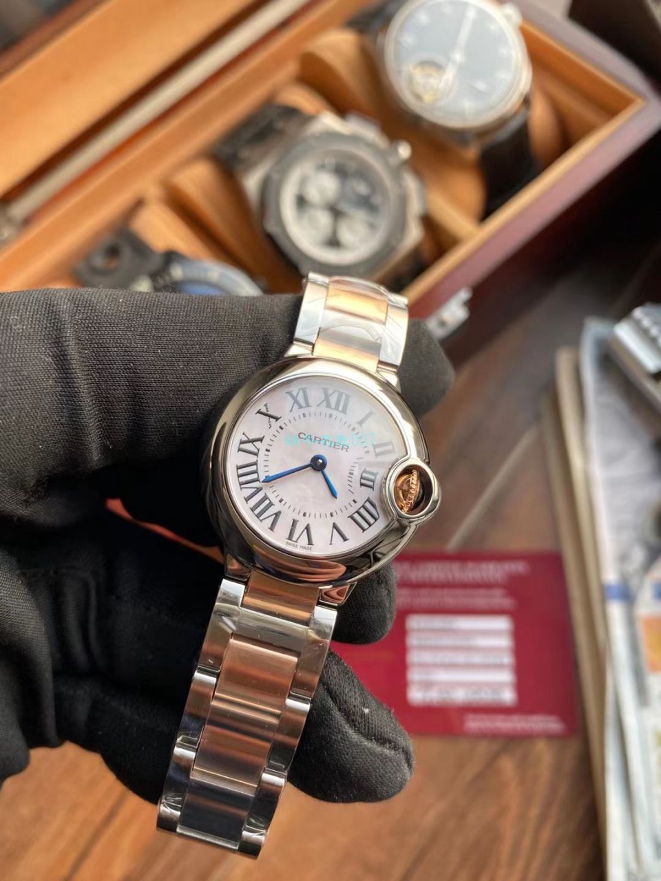 V6厂卡地亚蓝气球28毫米女装复刻高仿W6920034腕表 / K331