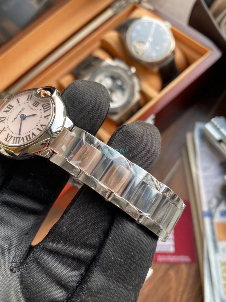 V6厂卡地亚蓝气球28毫米女装复刻高仿W6920034腕表 / K331