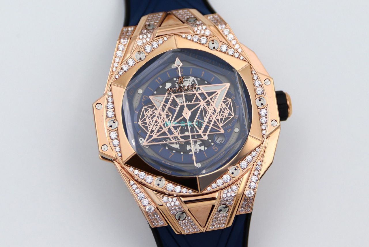 HB厂超A高仿手表宇舶 Sang Bleu II 刺青二代418.OX.2001.RX.1604.MXM20腕表 / YB117