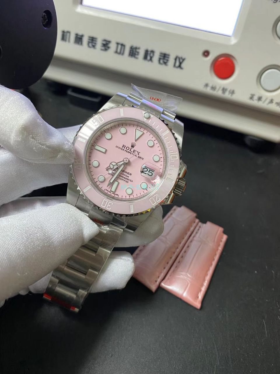 GM厂更新V2版本劳力士粉水鬼1比1高仿女士手表 / R719