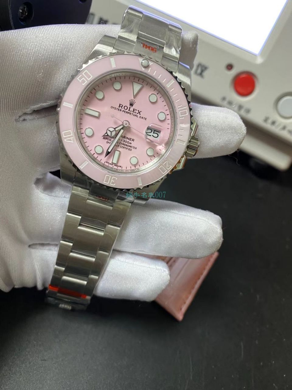 GM厂更新V2版本劳力士粉水鬼1比1高仿女士手表 / R719