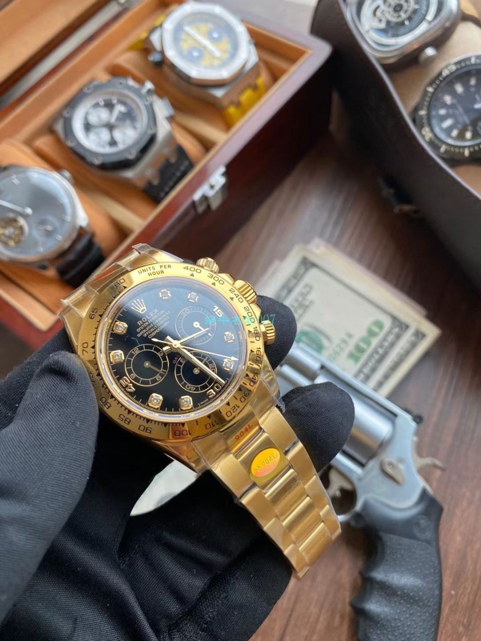 视频评测N厂劳力士超级4130迪通拿间金钻面m116503-0006顶级1比1复刻高仿手表 / R732