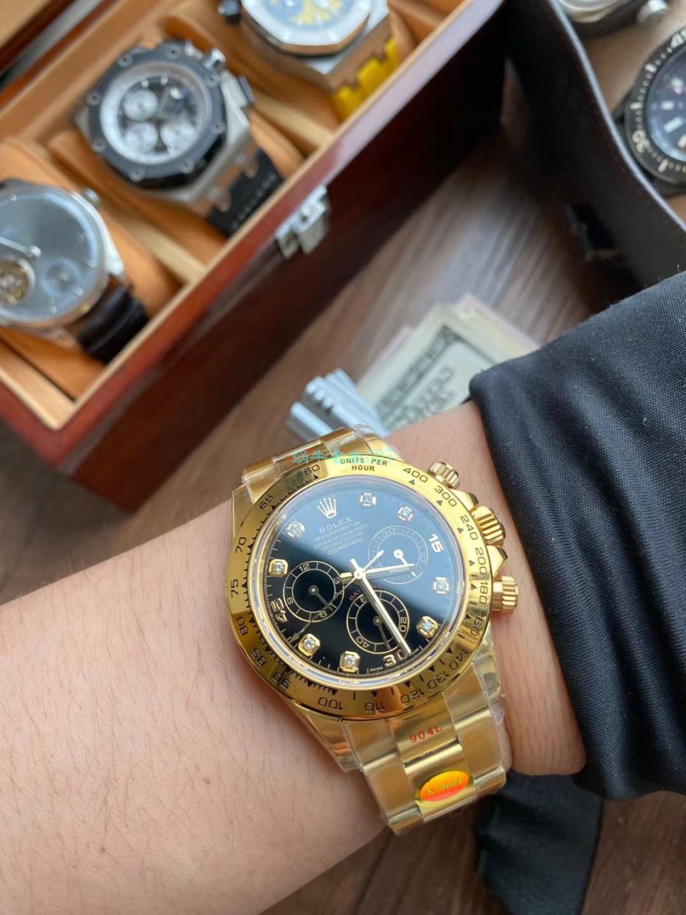 视频评测N厂劳力士超级4130迪通拿间金钻面m116503-0006顶级1比1复刻高仿手表 / R732