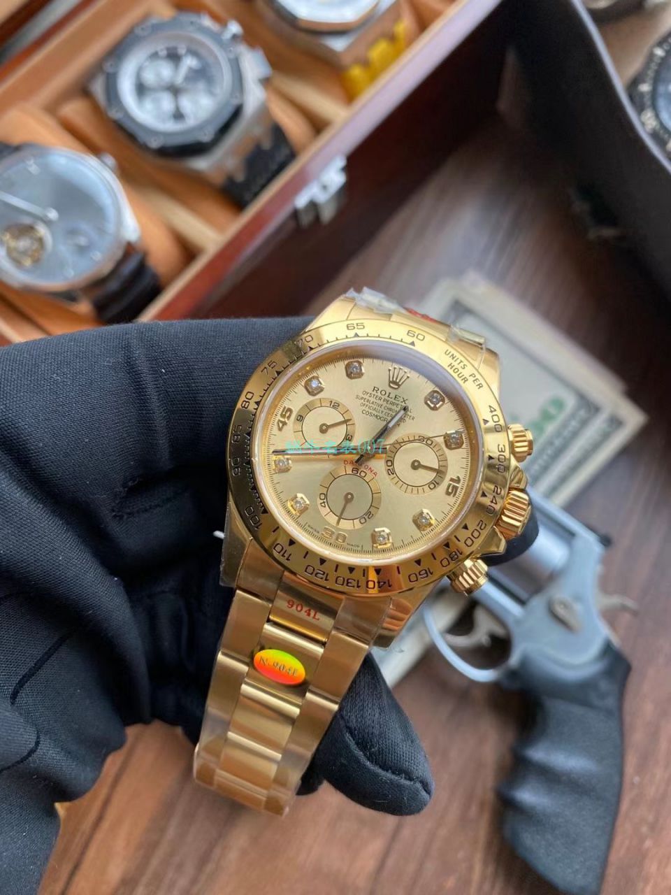 视频评测N厂劳力士超级4130迪通拿间金钻面m116503-0006顶级1比1复刻高仿手表 / R732