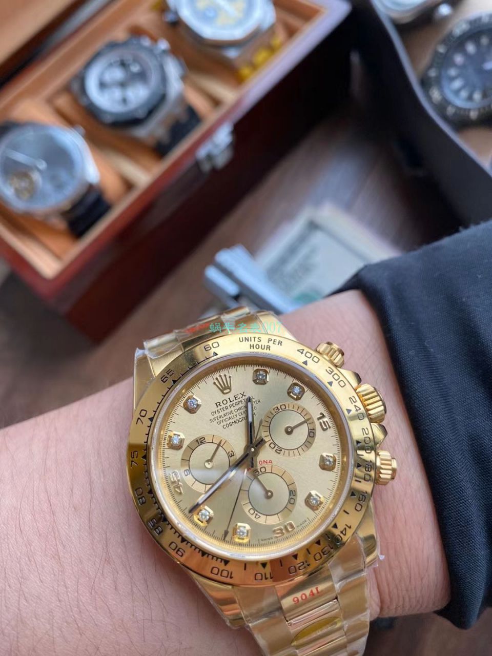 视频评测N厂劳力士超级4130迪通拿间金钻面m116503-0006顶级1比1复刻高仿手表 / R732