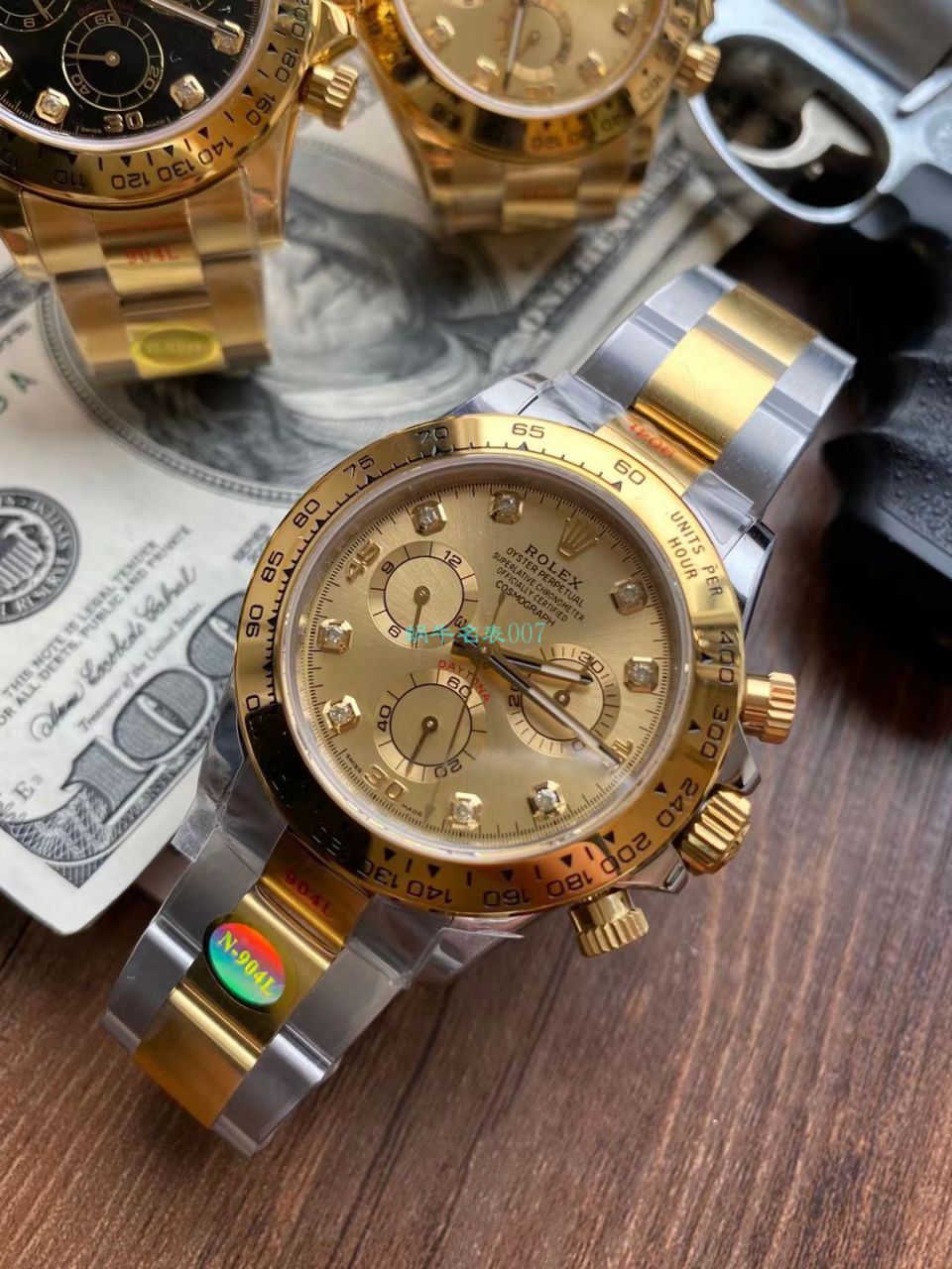 视频评测N厂劳力士超级4130迪通拿间金钻面m116503-0006顶级1比1复刻高仿手表 / R732