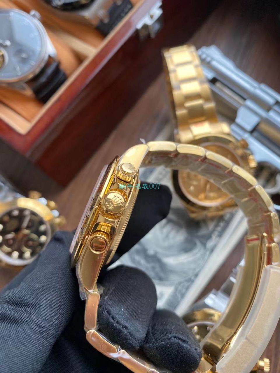 视频评测N厂劳力士超级4130迪通拿间金钻面m116503-0006顶级1比1复刻高仿手表 / R732