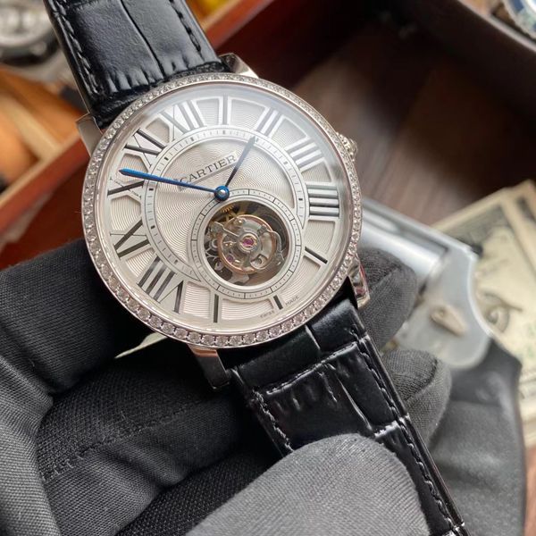 BBR厂卡地亚高级制表陀飞轮1比1高仿手表HPI00592，HPI00593腕表