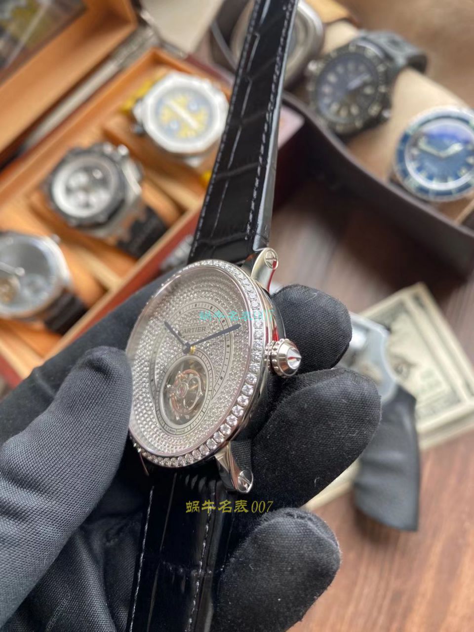 BBR厂卡地亚高级制表陀飞轮1比1高精仿手表HPI00593腕表 / K336