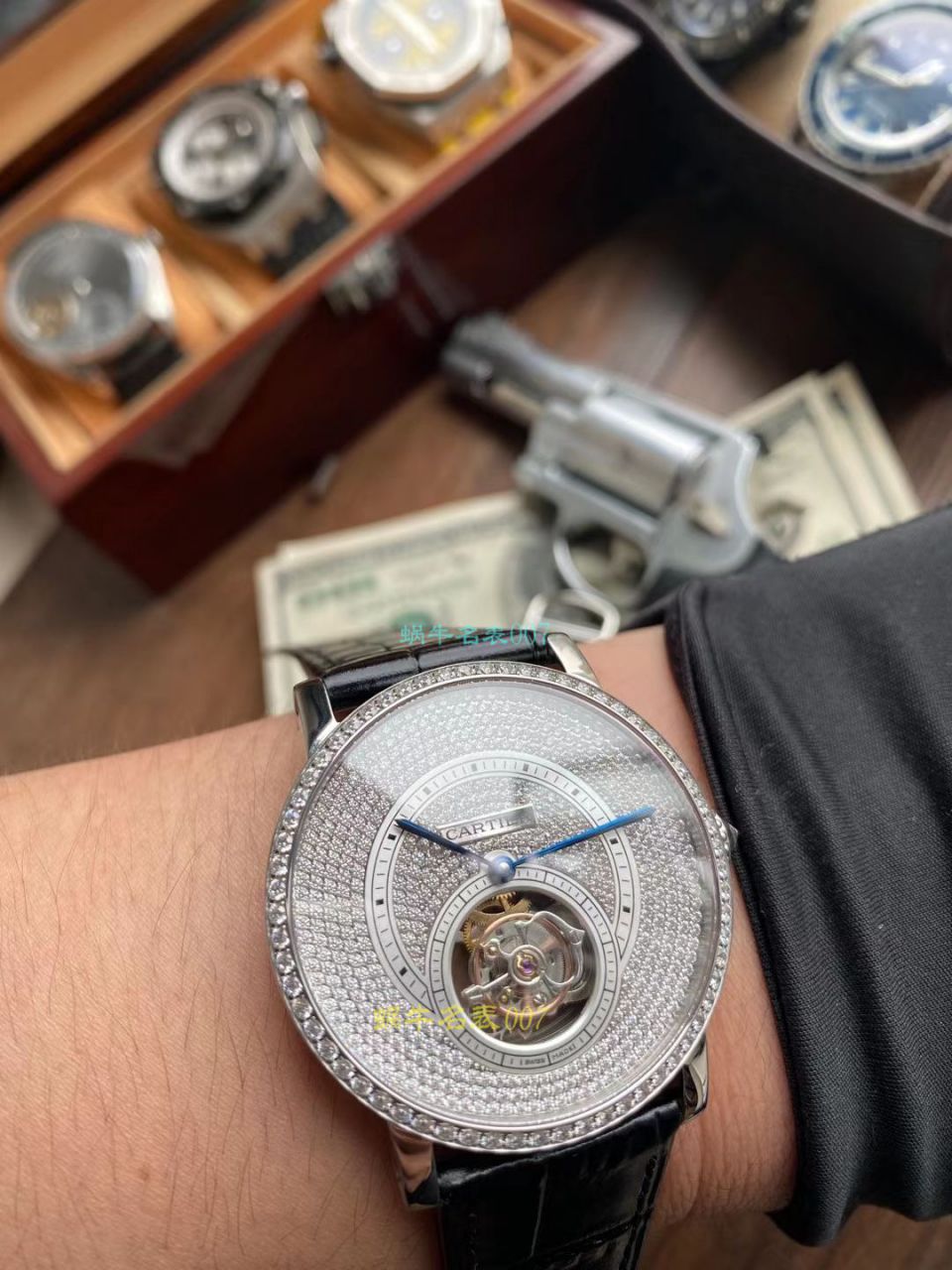 BBR厂卡地亚高级制表陀飞轮1比1高精仿手表HPI00593腕表 / K336