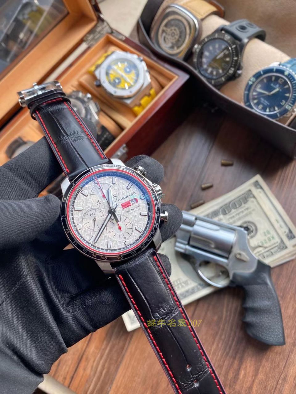 ‍【视频 评测】七星努荐 V7神器 V7厂V2版本萧邦赛车一比一复刻高仿手表 / XB083