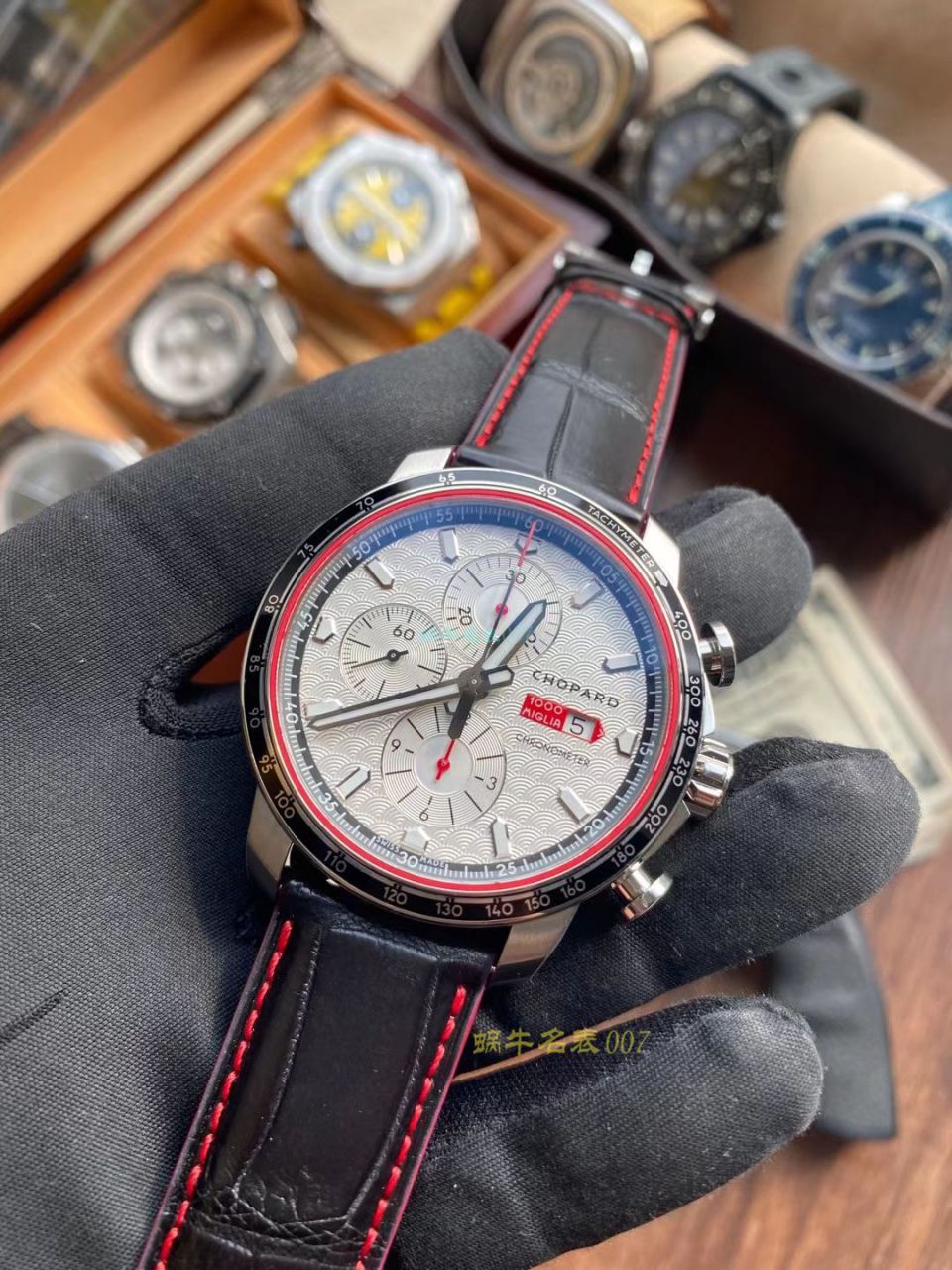 ‍【视频 评测】七星努荐 V7神器 V7厂V2版本萧邦赛车一比一复刻高仿手表 / XB083