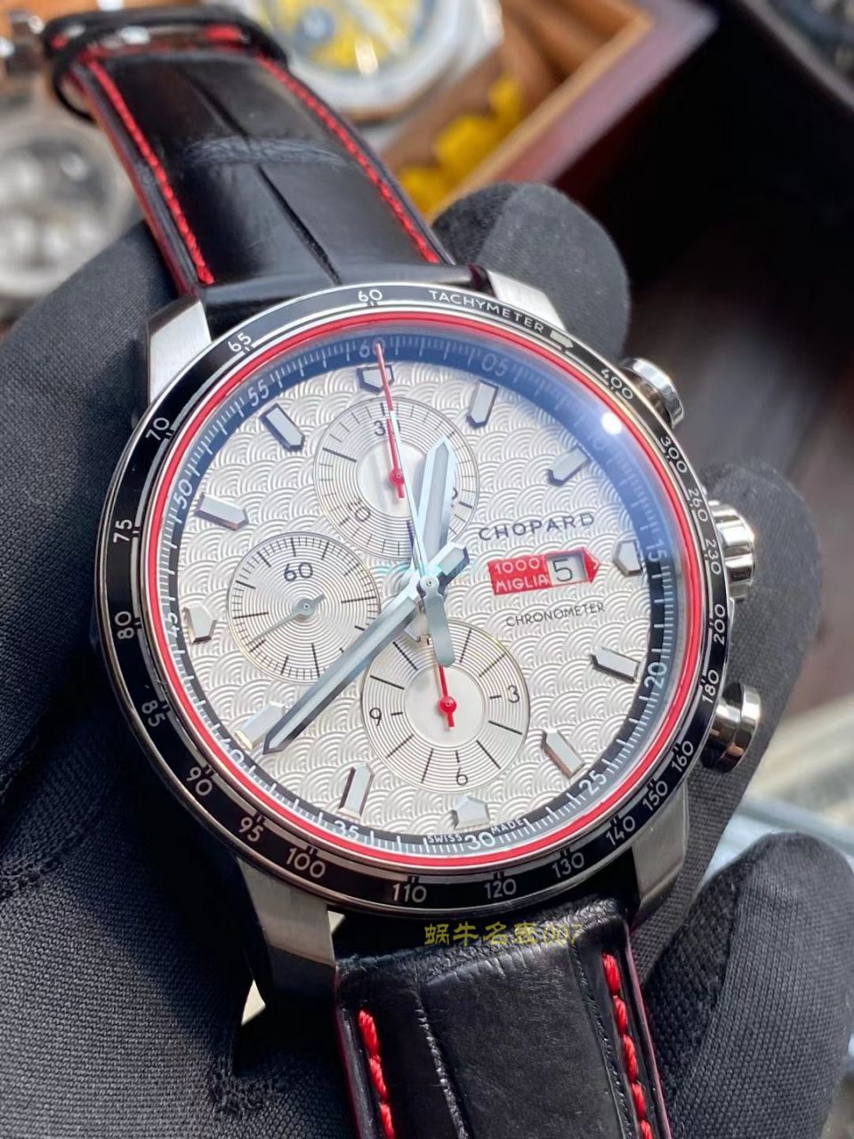 ‍【视频 评测】七星努荐 V7神器 V7厂V2版本萧邦赛车一比一复刻高仿手表 / XB083