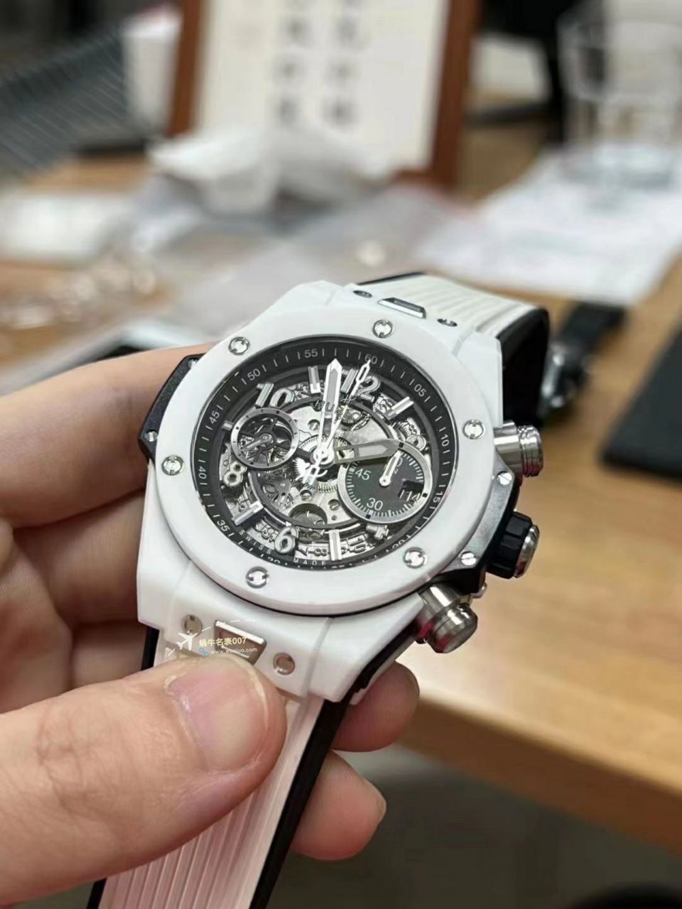 视频评测ZF顶级复刻高仿彩面陶瓷宇舶系列441.HX.1170.RX，441.CY.471Y.RX腕表 