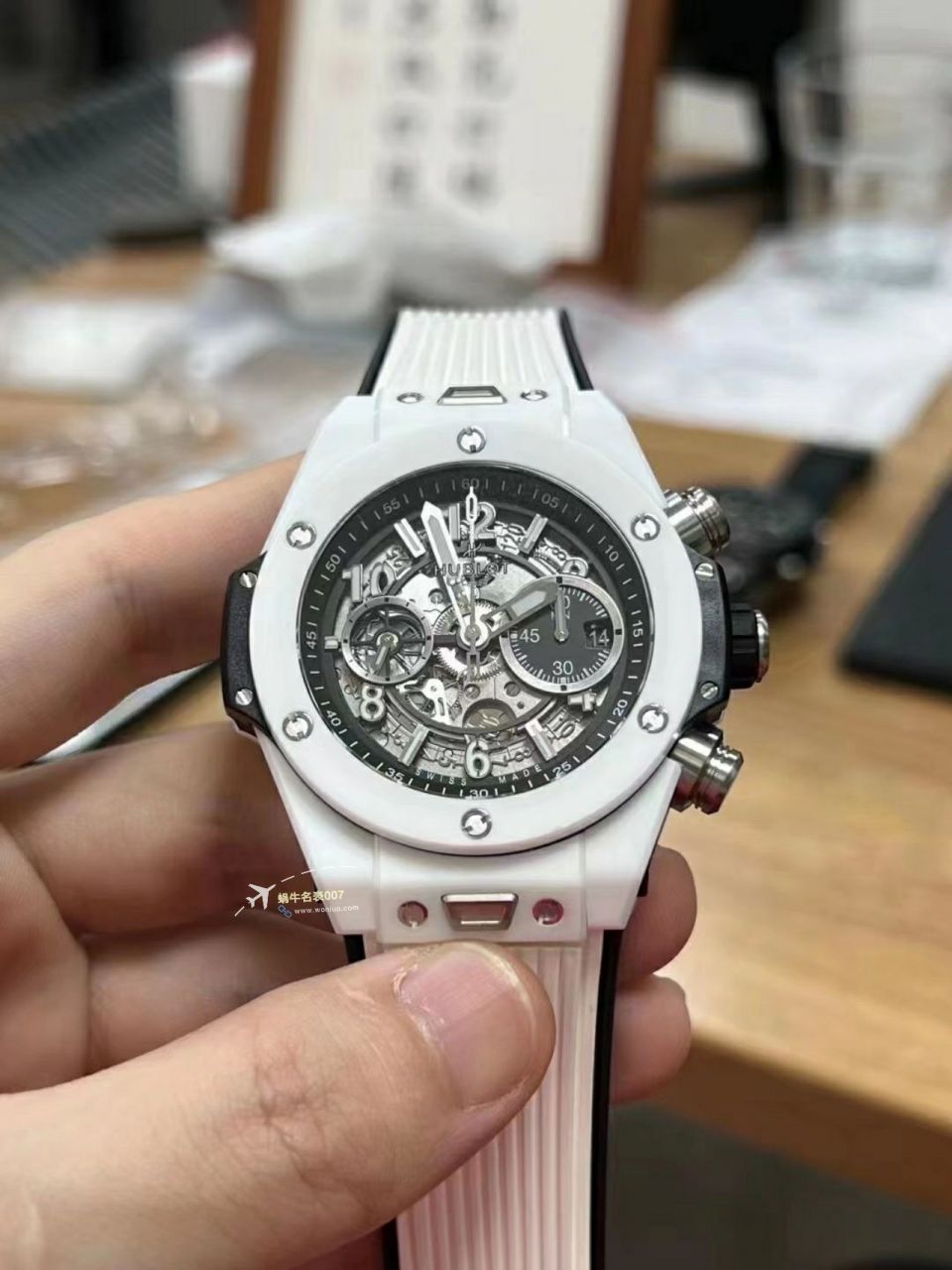 视频评测ZF顶级复刻高仿彩面陶瓷宇舶系列441.HX.1170.RX，441.CY.471Y.RX腕表 