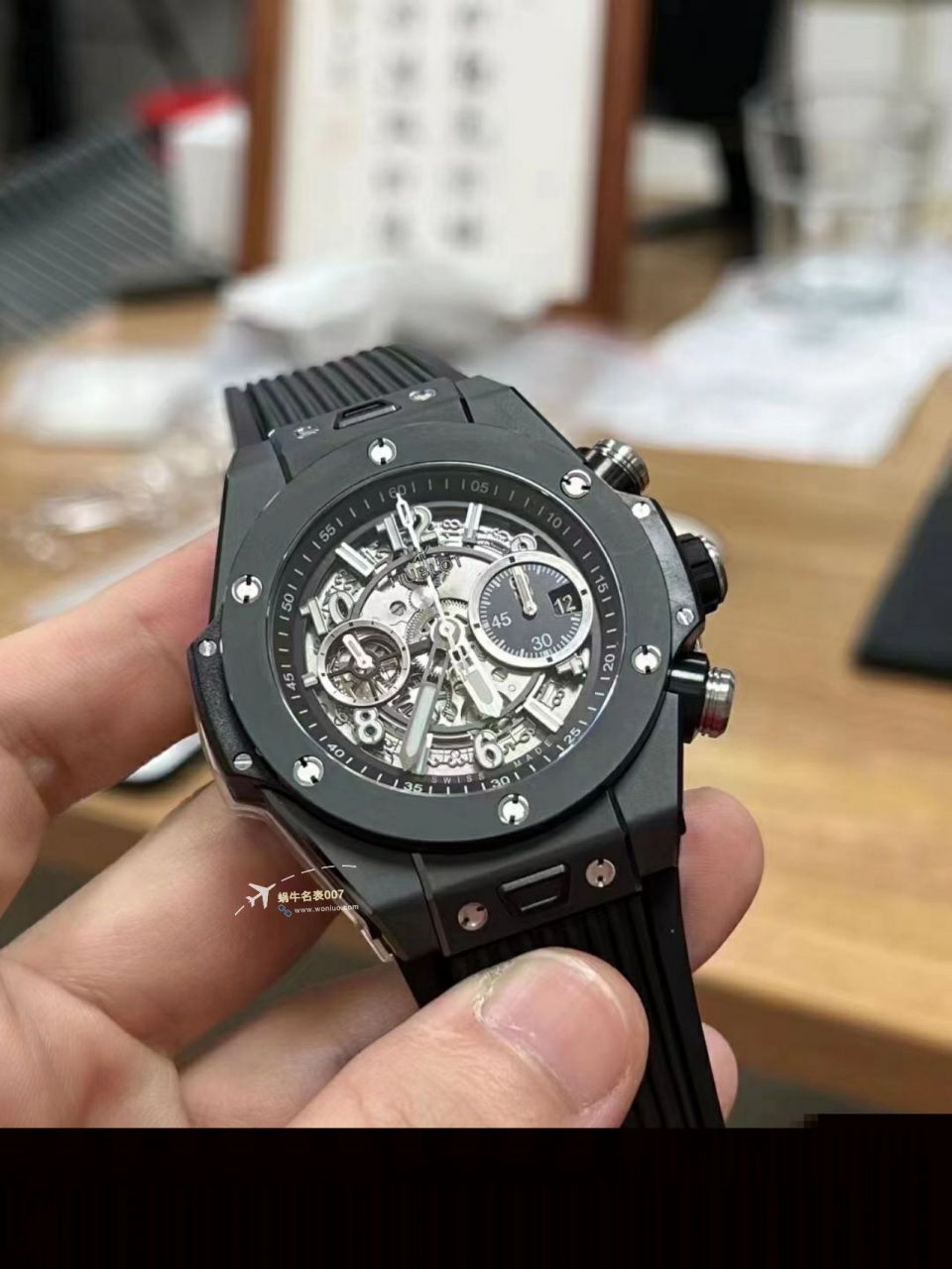 视频评测ZF顶级复刻高仿彩面陶瓷宇舶系列441.HX.1170.RX，441.CY.471Y.RX腕表 