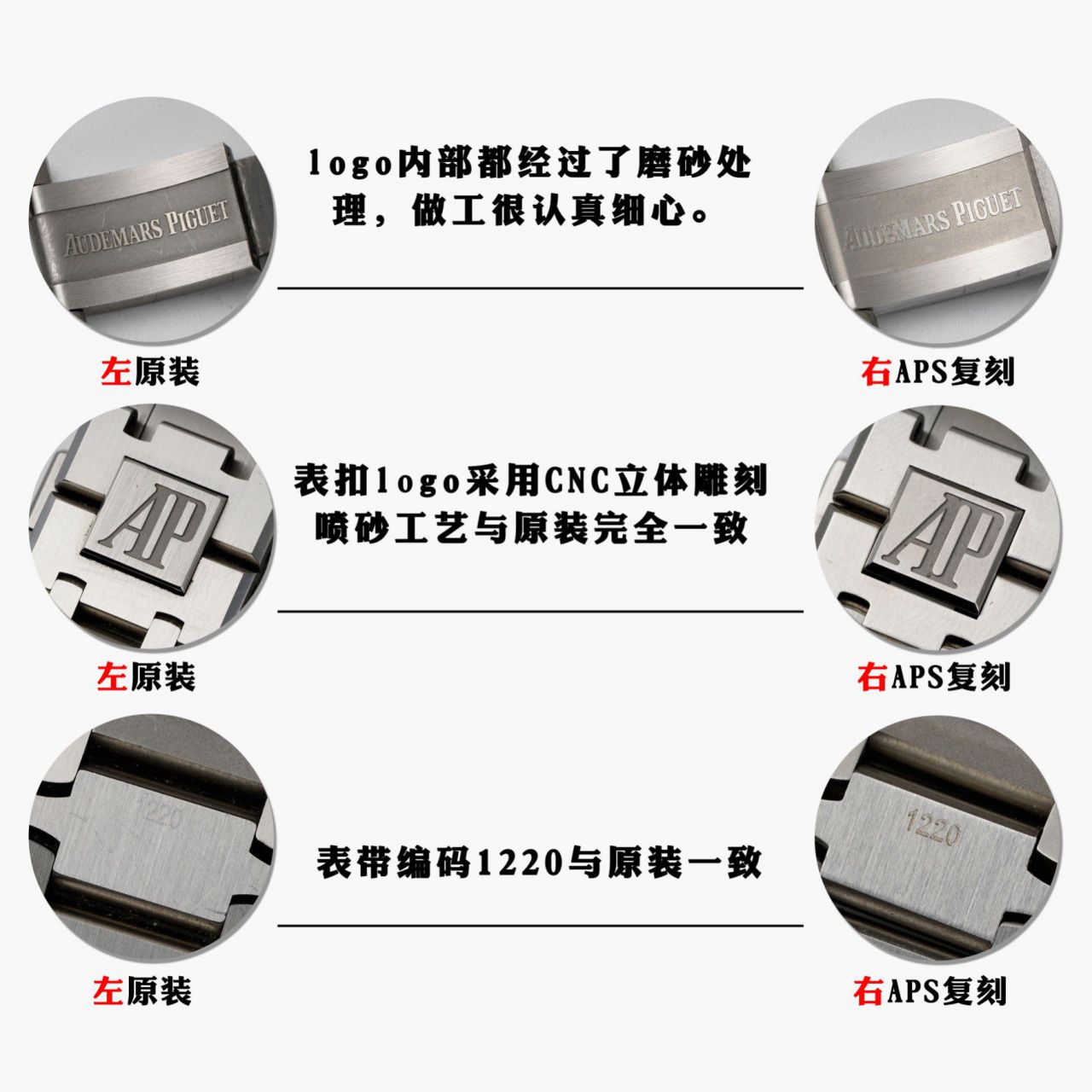 视频评测APS钢王一体机爱彼顶级复刻高仿手表15500ST.OO.1220ST.01和15500ST.OO.1220ST.03等 