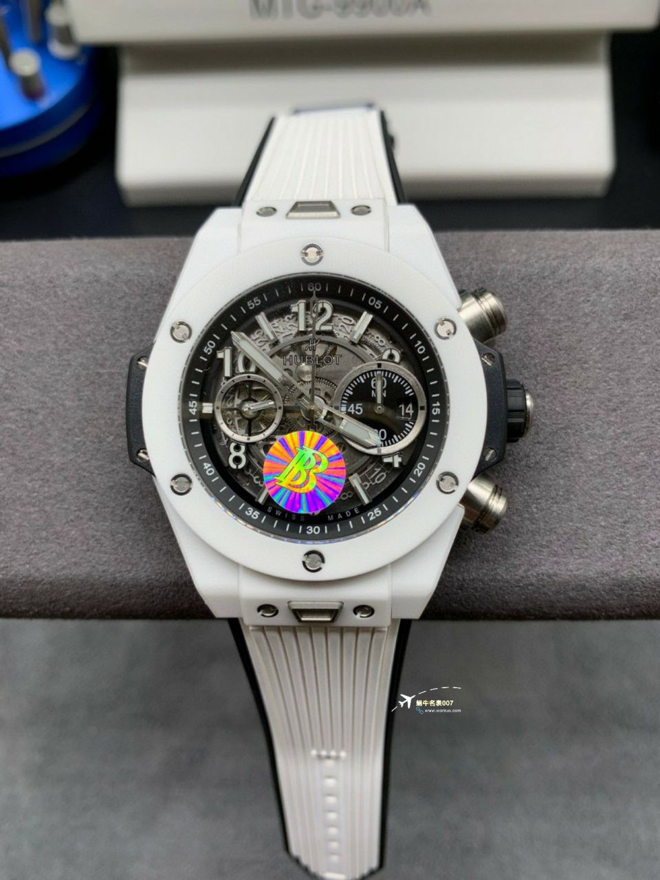 视频评测ZF顶级复刻高仿彩面陶瓷宇舶系列441.HX.1170.RX，441.CY.471Y.RX腕表 