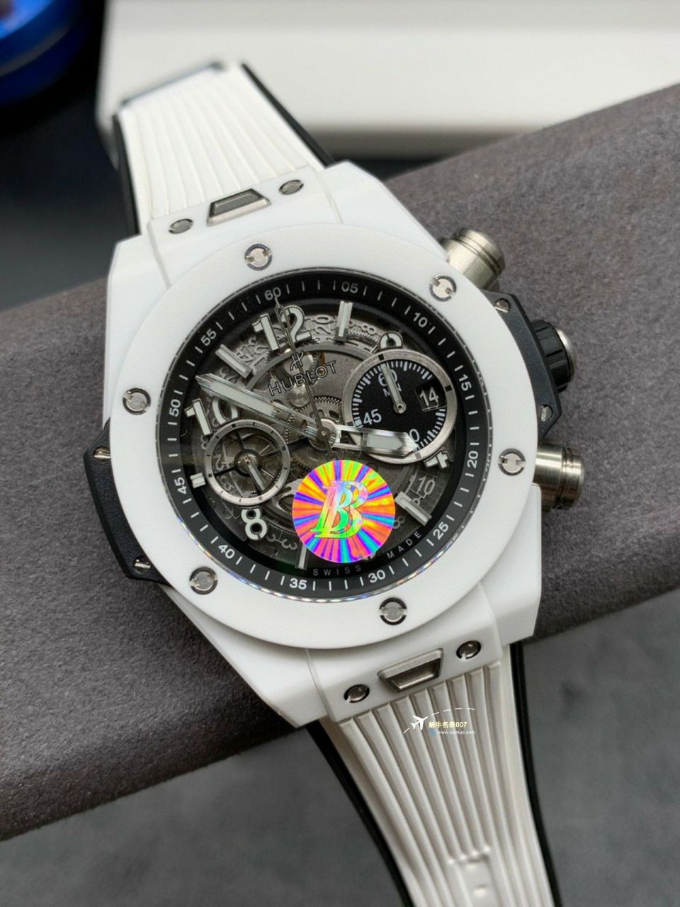 视频评测ZF顶级复刻高仿彩面陶瓷宇舶系列441.HX.1170.RX，441.CY.471Y.RX腕表 