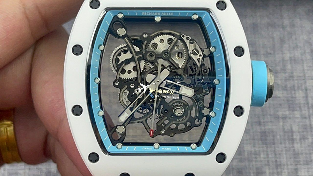 BBR厂一比一复刻高仿理查德米勒RM055一体机芯手表/六点位飞轮可转 / BBRRMO55