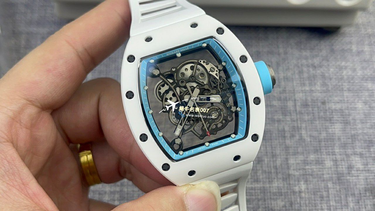 BBR厂一比一复刻高仿理查德米勒RM055一体机芯手表/六点位飞轮可转 / BBRRMO55