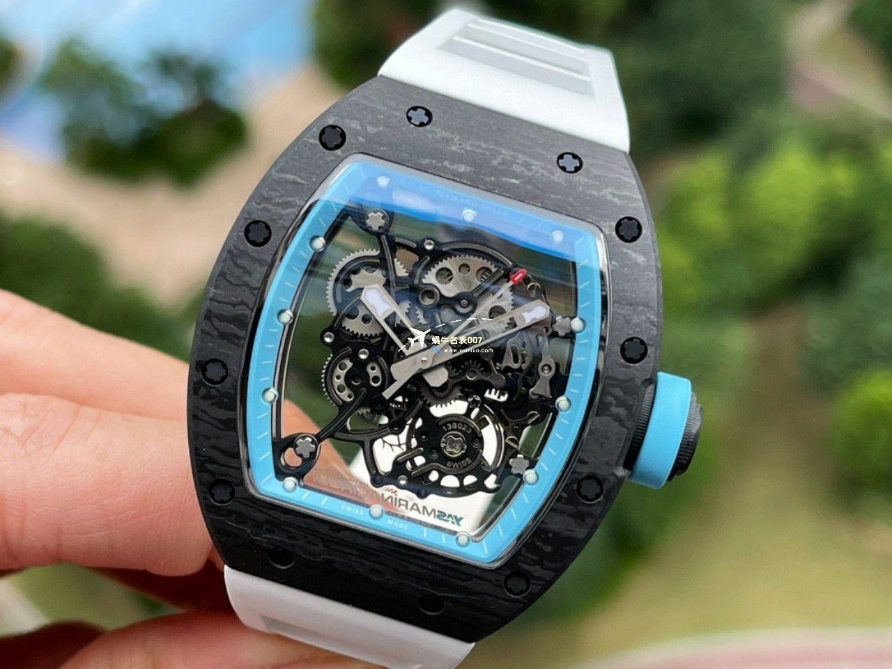 BBR厂一比一复刻高仿理查德米勒RM055一体机芯手表/六点位飞轮可转 / BBRRMO55